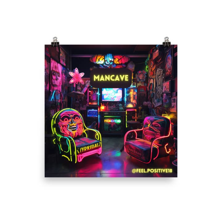 Mancave neonrum Kunst for engroshandel hos Feel.positive18