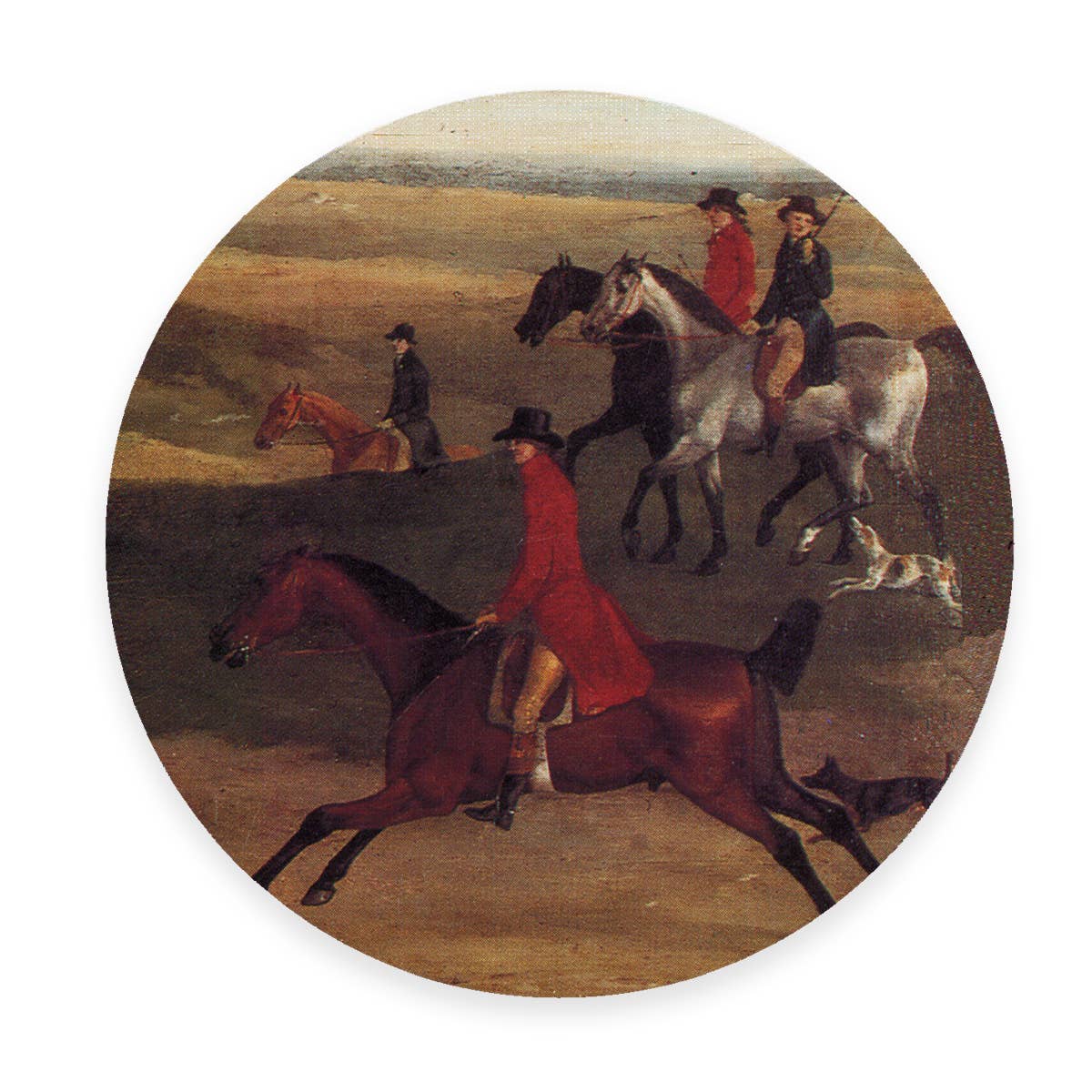 Marye-Kelley - Vente Sets de table - Napperon en lin Fox Hunt B1