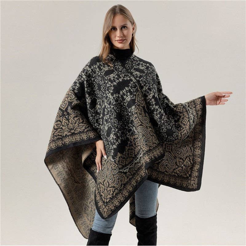 Plush Looks - Wholesale Wrap - Women's - Fashionable Warm Shawl Wrap1