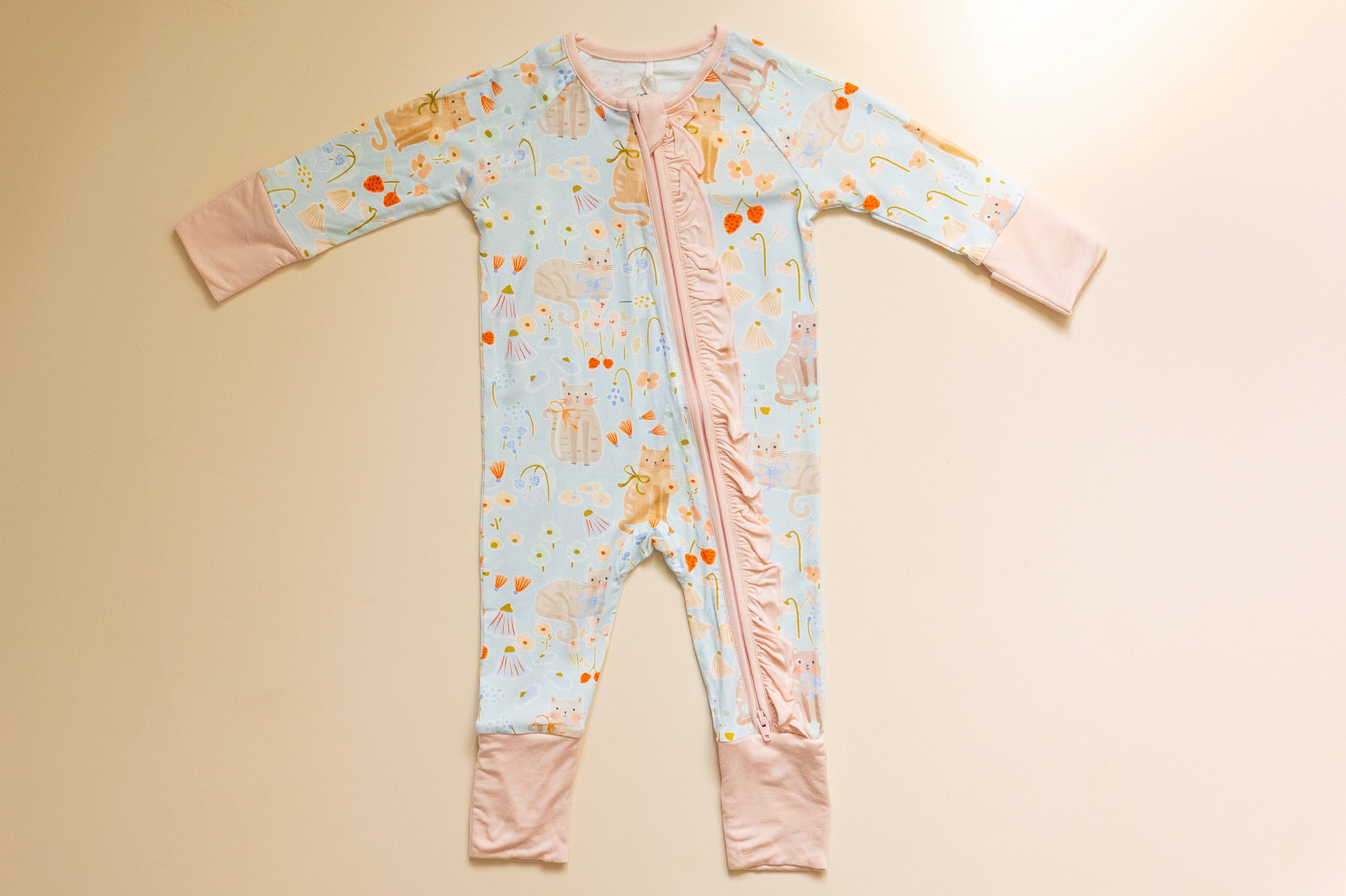 SOL Baby Clothing & Accessories - Wholesale Jumpsuit - Baby - Kitty Meadow0