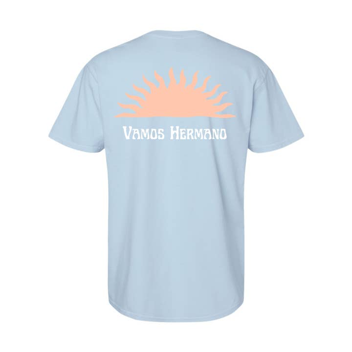 VAMOS T-SHIRT CHAMBRAY for wholesale by Hermano