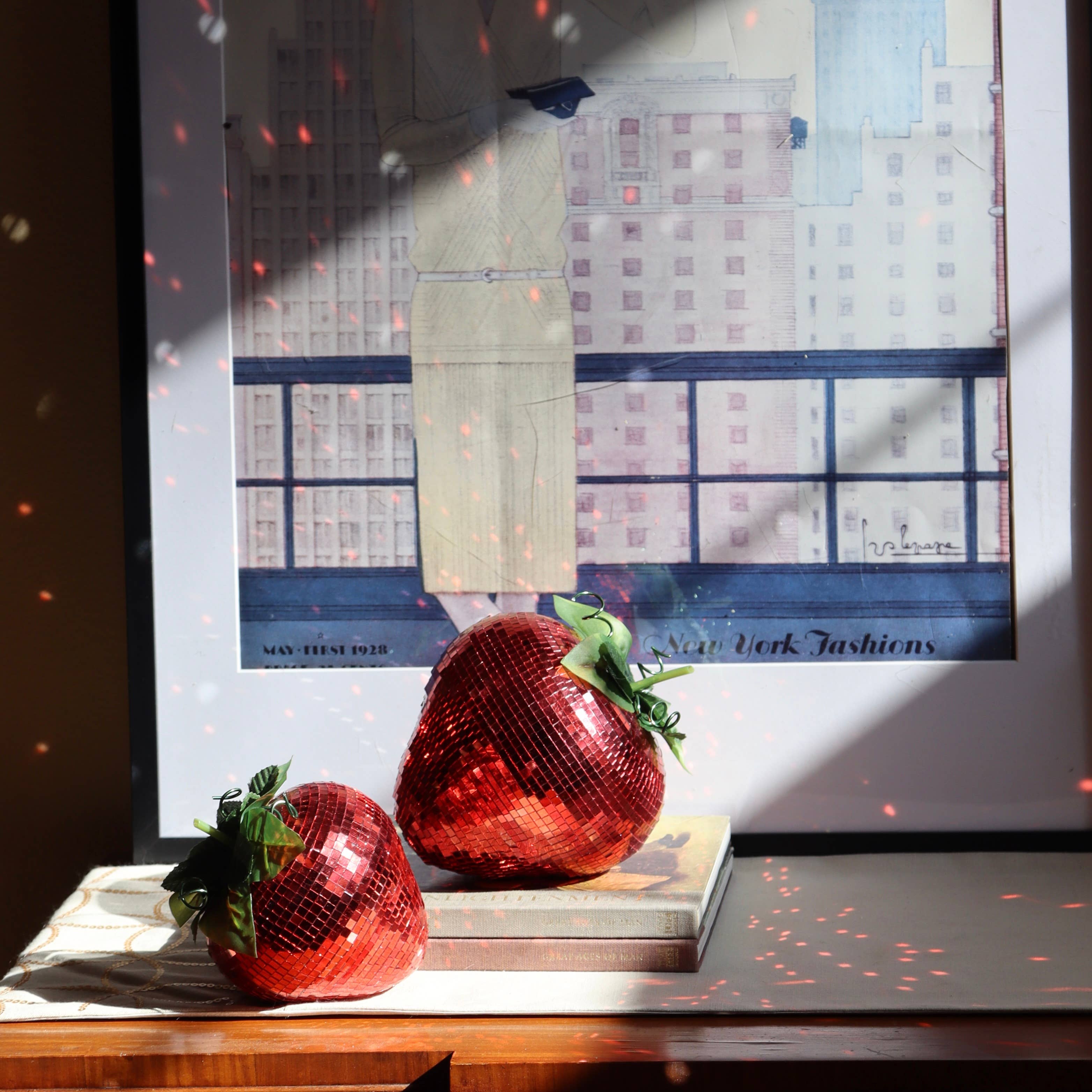 Sofiest Designs - Wholesale Decorative Tabletop Object - Sofiest Designs Disco Strawberry6