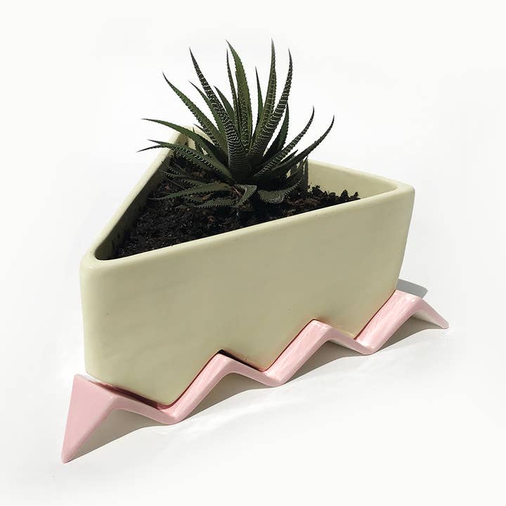 Large Ham and Cheese Acute Planter for wholesale by Wyatt Little