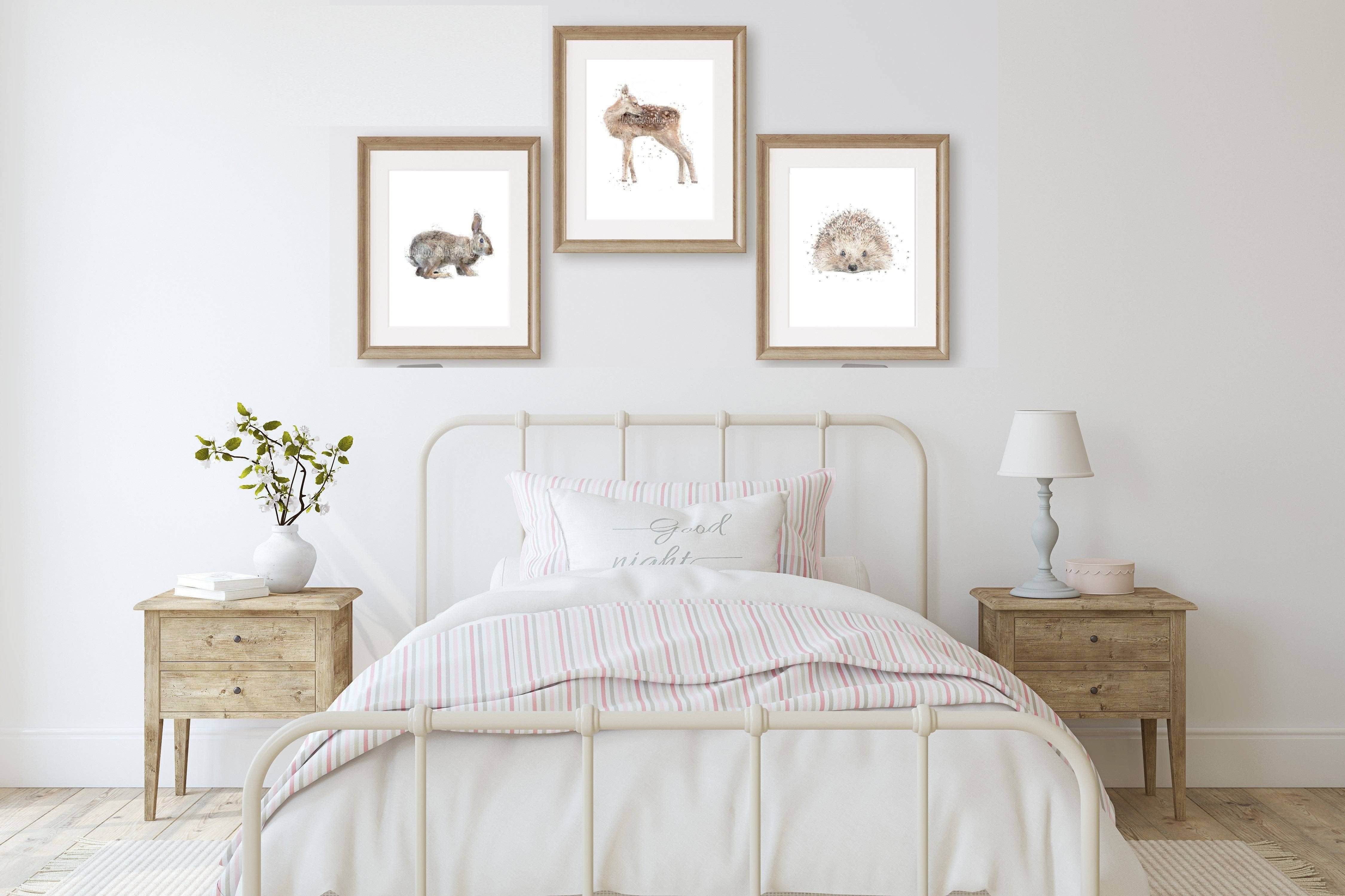Florence & Lavender - Wholesale Art Print - Wildlife Nursery Collection4