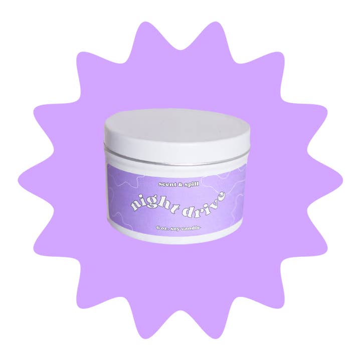 Night Drive - Bougie pour la vente par Scent & Spill Studios