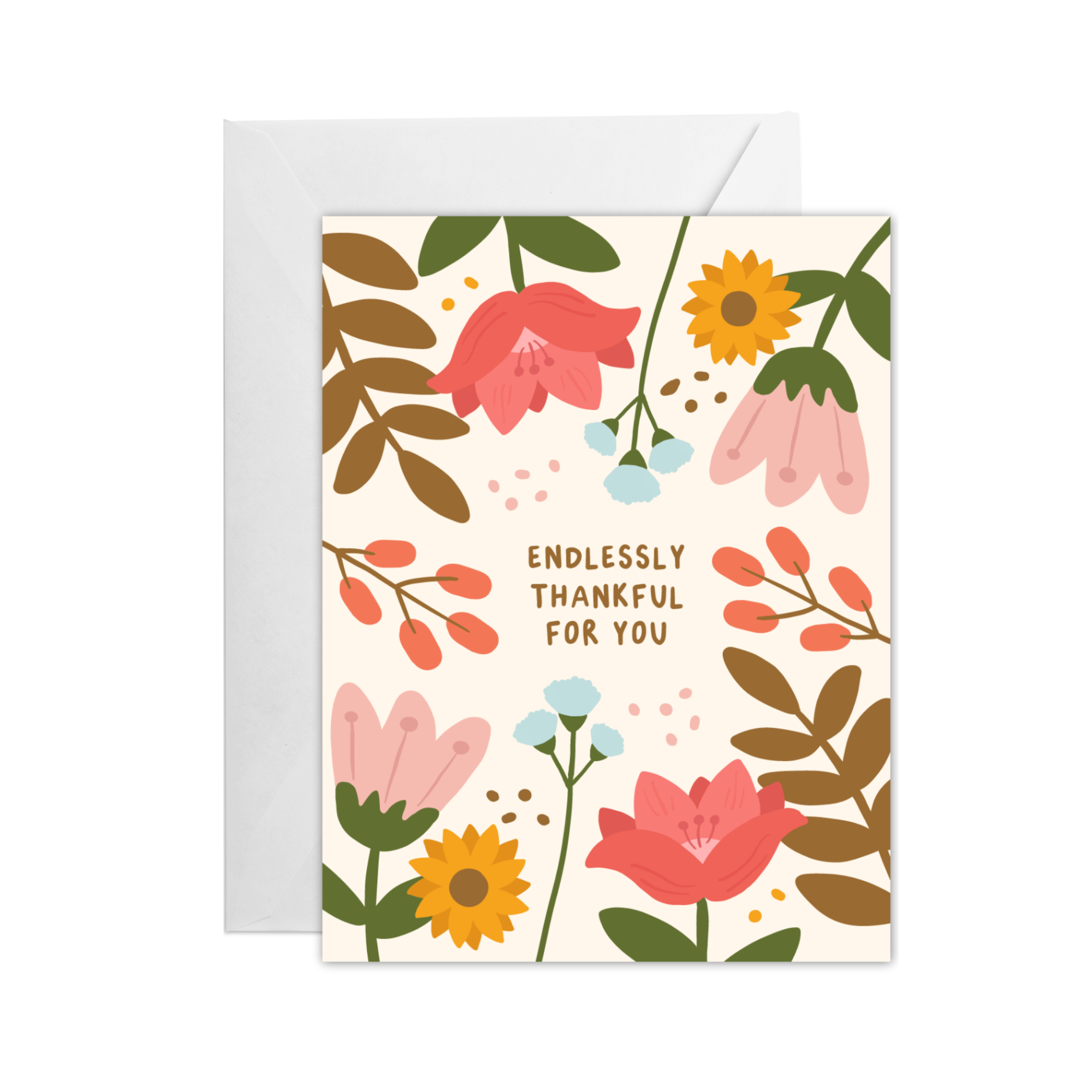 Oh Happy Dani - Wholesale Thank You Card - Endlessly Thankful Greeting Card1