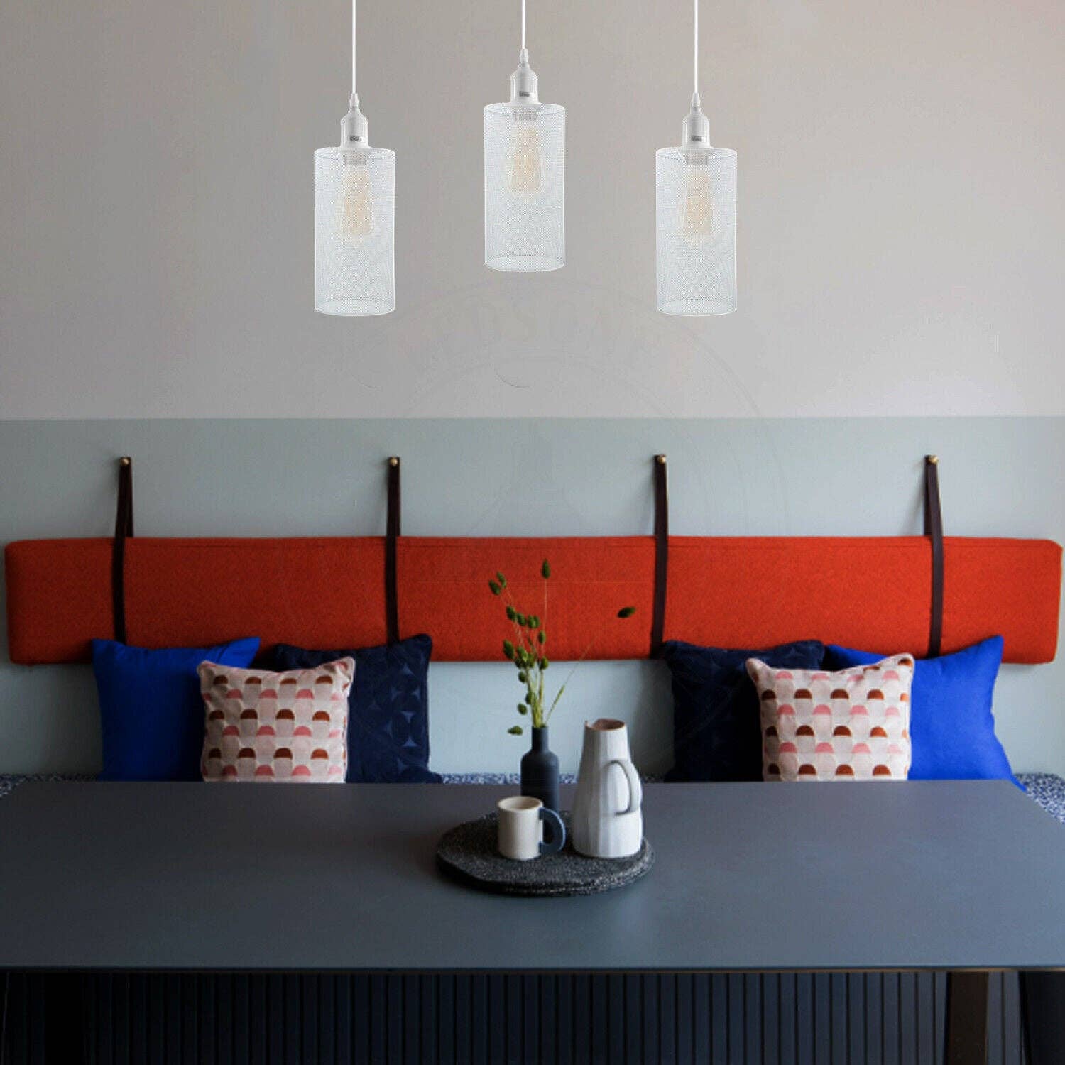 Ledsone - Wholesale Chandelier/Hanging Light - Abat-jour vintage en forme de cage en métal Suspension en métal Lampe10