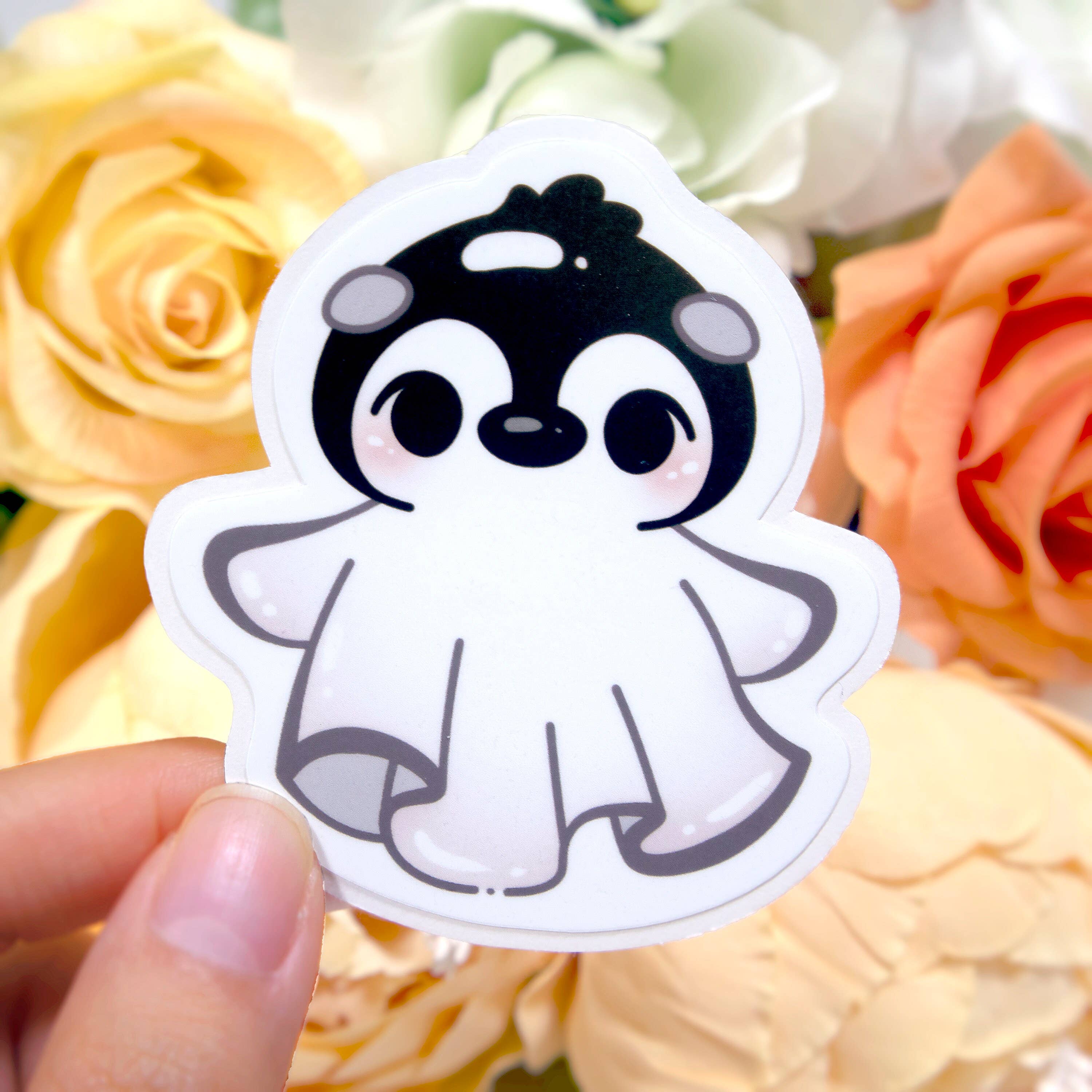 BeeluArt – Engroshandel Klistermærke – Halloween Ghost pingvin søde Kawaii Sticker Pack 2.5"3