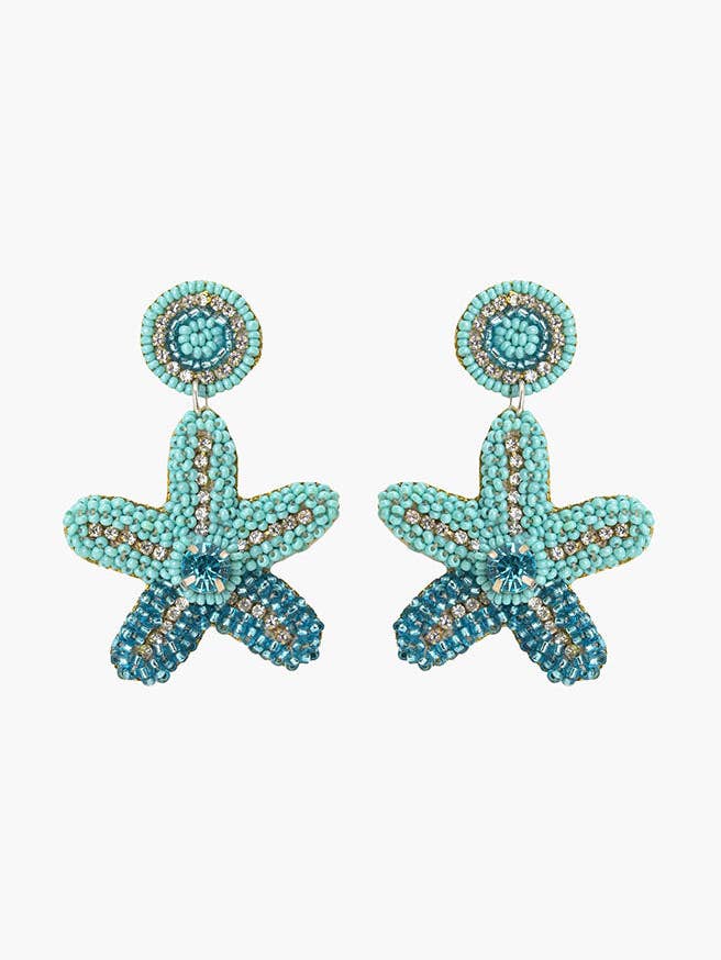 Coral Stars Earrings for wholesale by America & Beyond