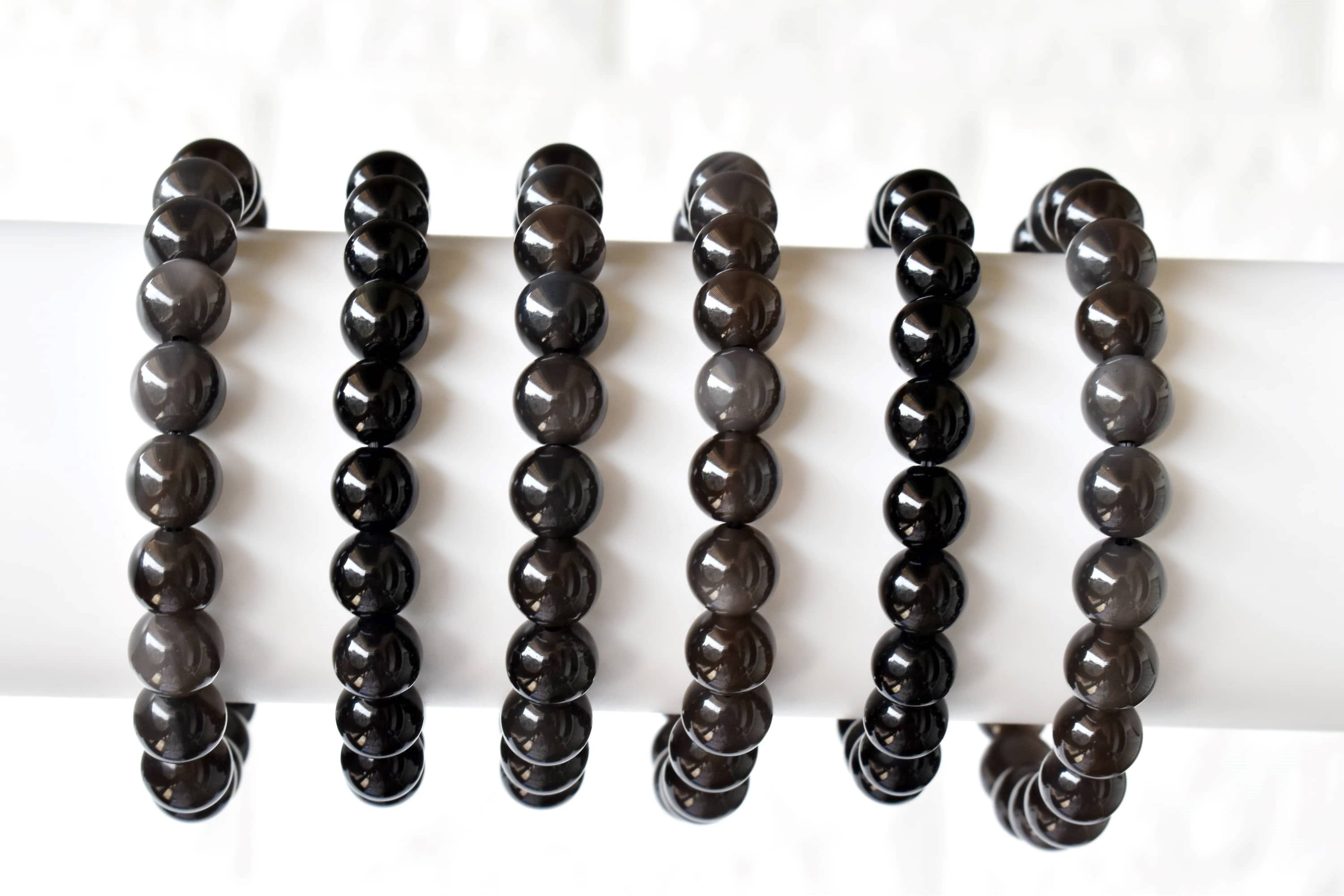 Soothing Crystals - Wholesale Beaded Bracelet - Healing Bracelet | Black Obsidian | Gemstone Bracelet6
