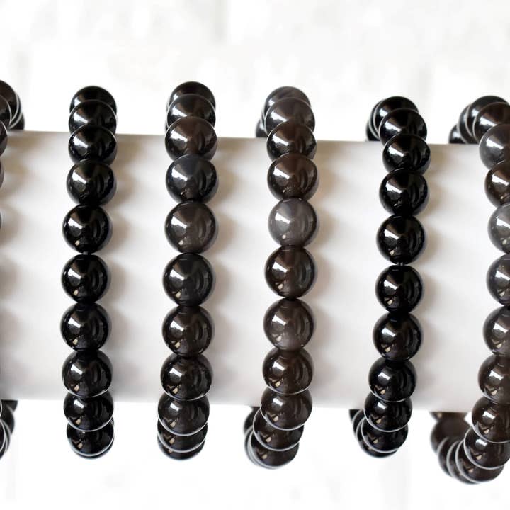 Soothing Crystals - Wholesale Beaded Bracelet - Healing Bracelet | Black Obsidian | Gemstone Bracelet6