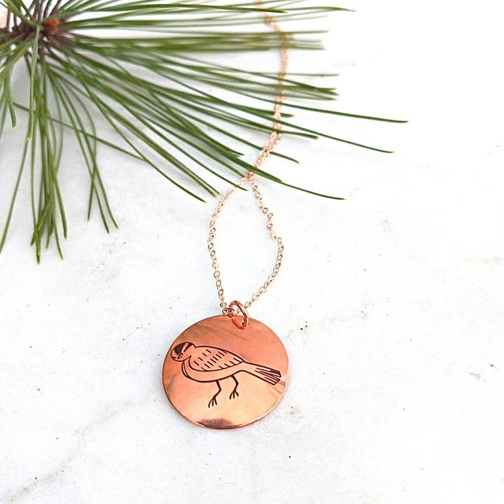 Sparv Hängsmycke Halsband för wholesale av Cherokee Copper