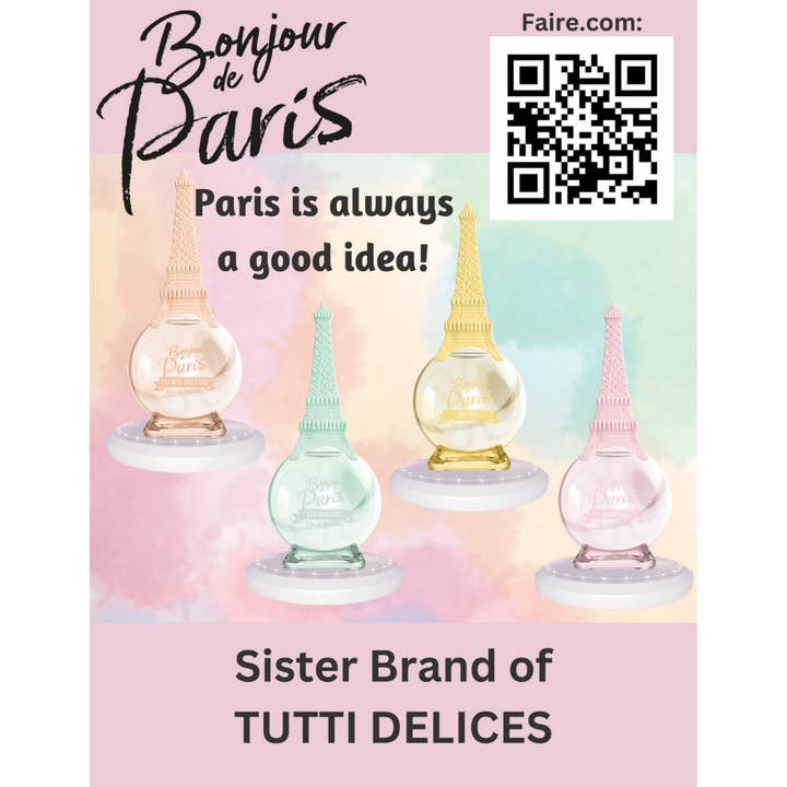 Tutti Délices - Distributed by Scents of Europe - Wholesale Perfume/Eau de Toilette - Bonjour de Paris Perfume 3.3oz - Retail Product Discovery