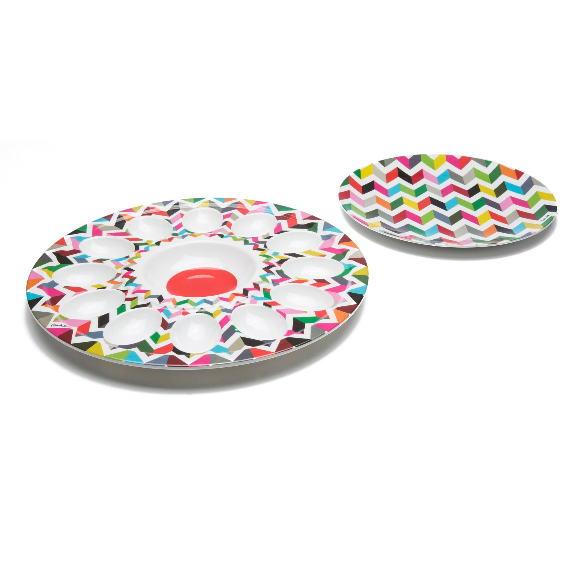 French Bull - Wholesale Platter - Ziggy 12" Egg Platter1