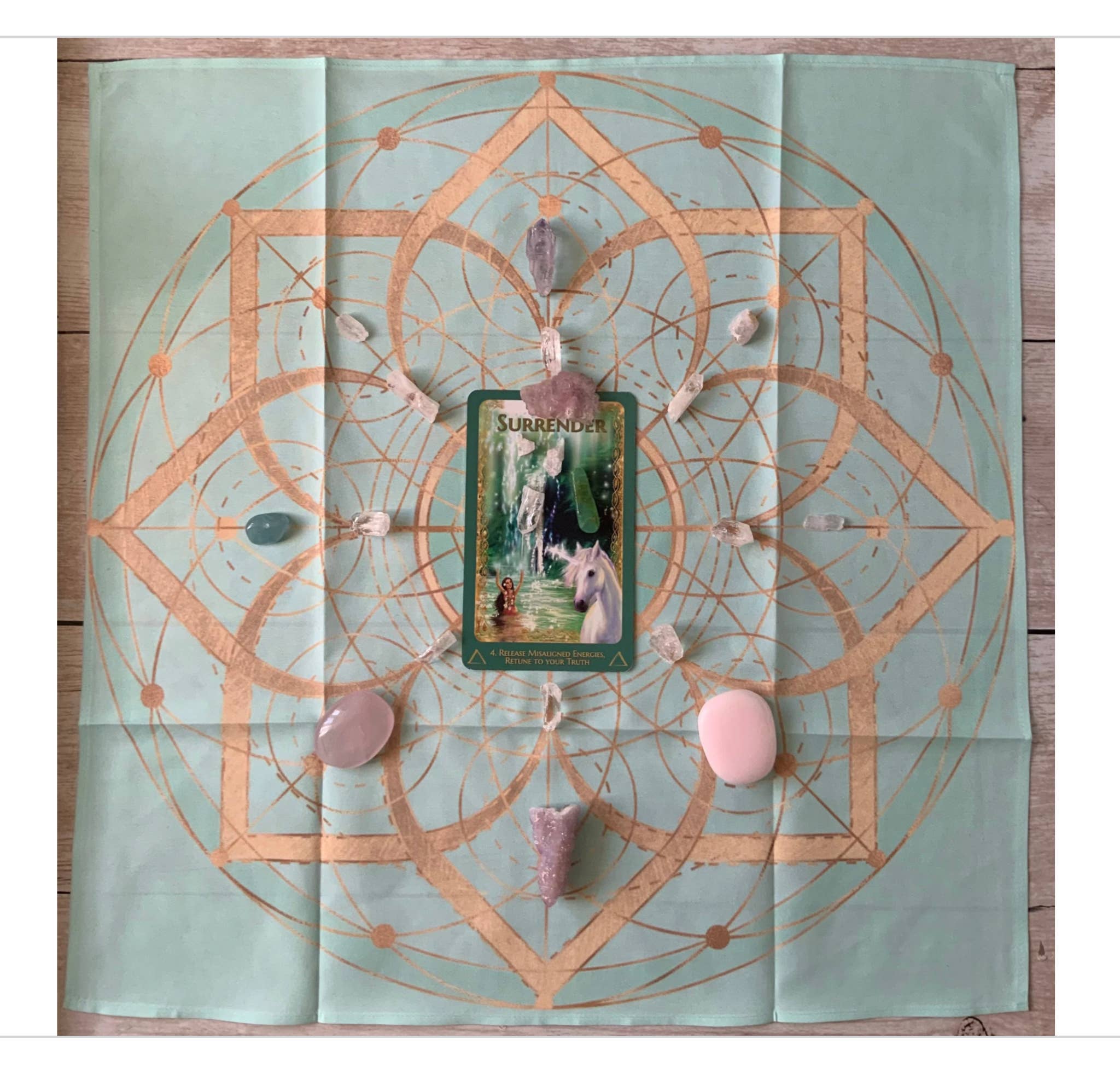 Spirit of Lemuria – wholesale Meditation supplies – Lemurian Grid Altar Cloth0