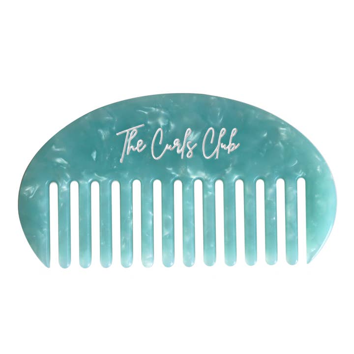 Hemelsblauwe haarkam voor wholesale door The Curls Club