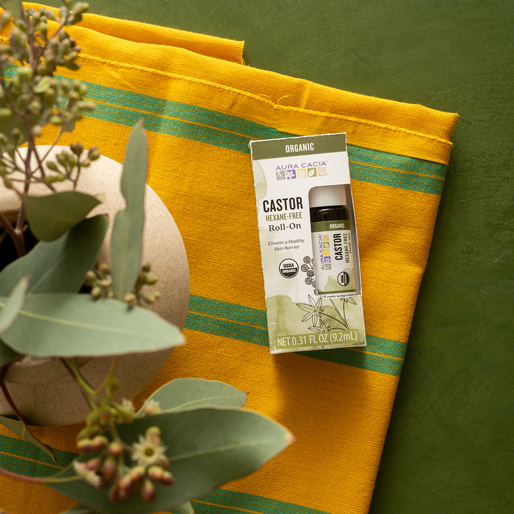 Aura Cacia - Wholesale Essential Oil Roll-On - Organic Castor Oil Roll-On Hexane-Free 0.31 Oz1