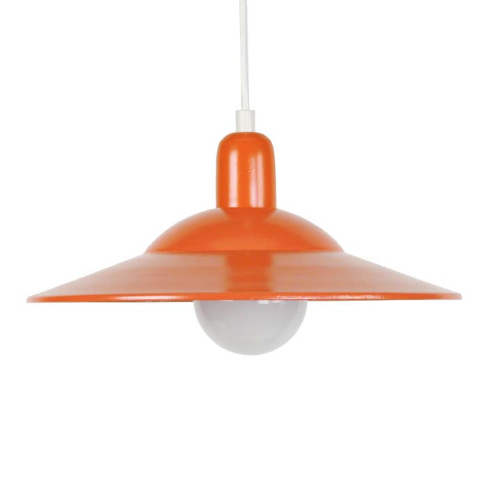 LODGE - Orange Metal Dome Suspension for wholesale by Tosel Shop
