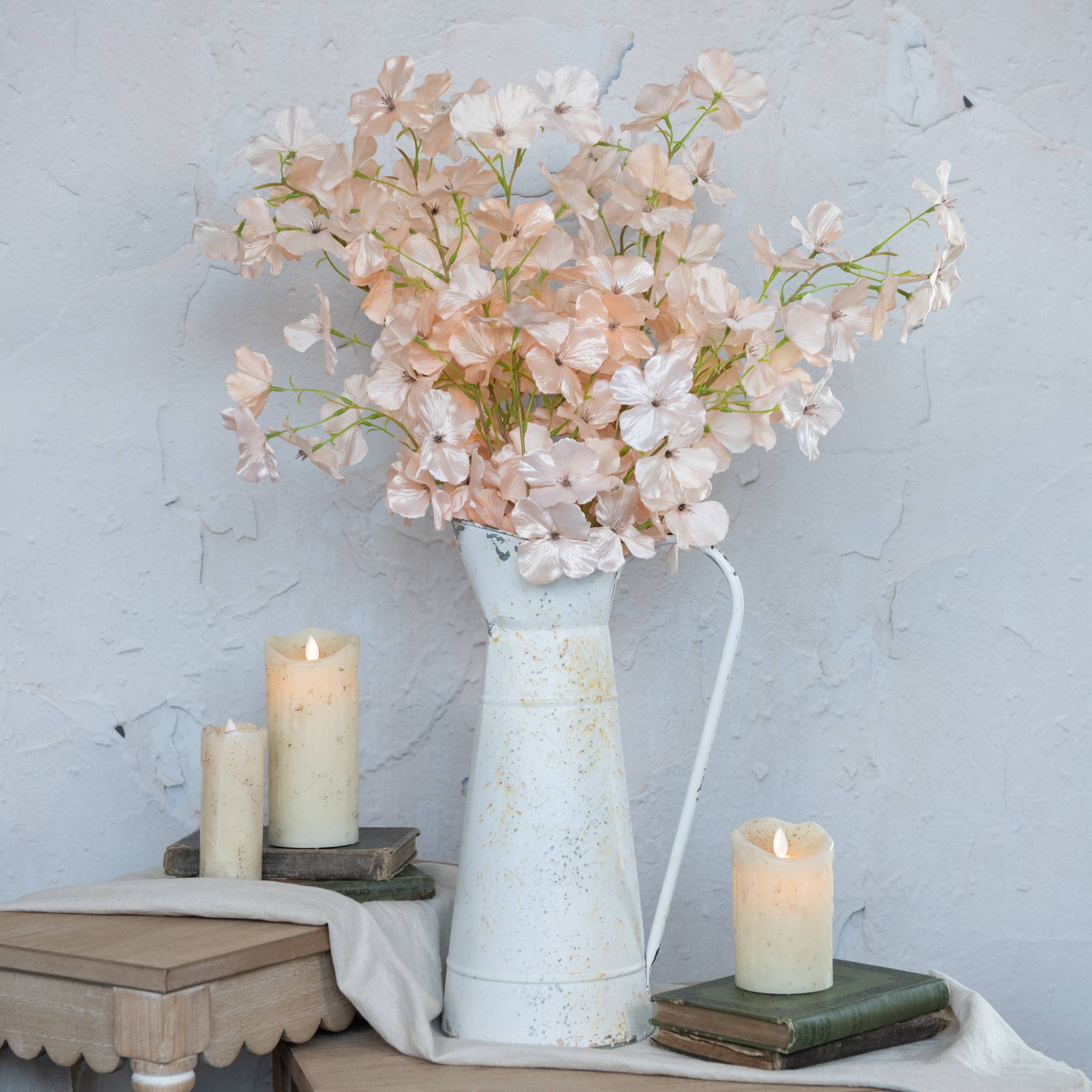 Ragon House – wholesale Konstgjorda blommor – 40" BLEKROSA ÄPPELBLOMSSTÄNGEL3