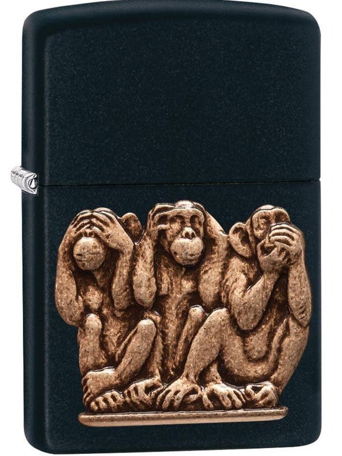 218 Three Monkeys for wholesale by Zippo Manufacturing Company