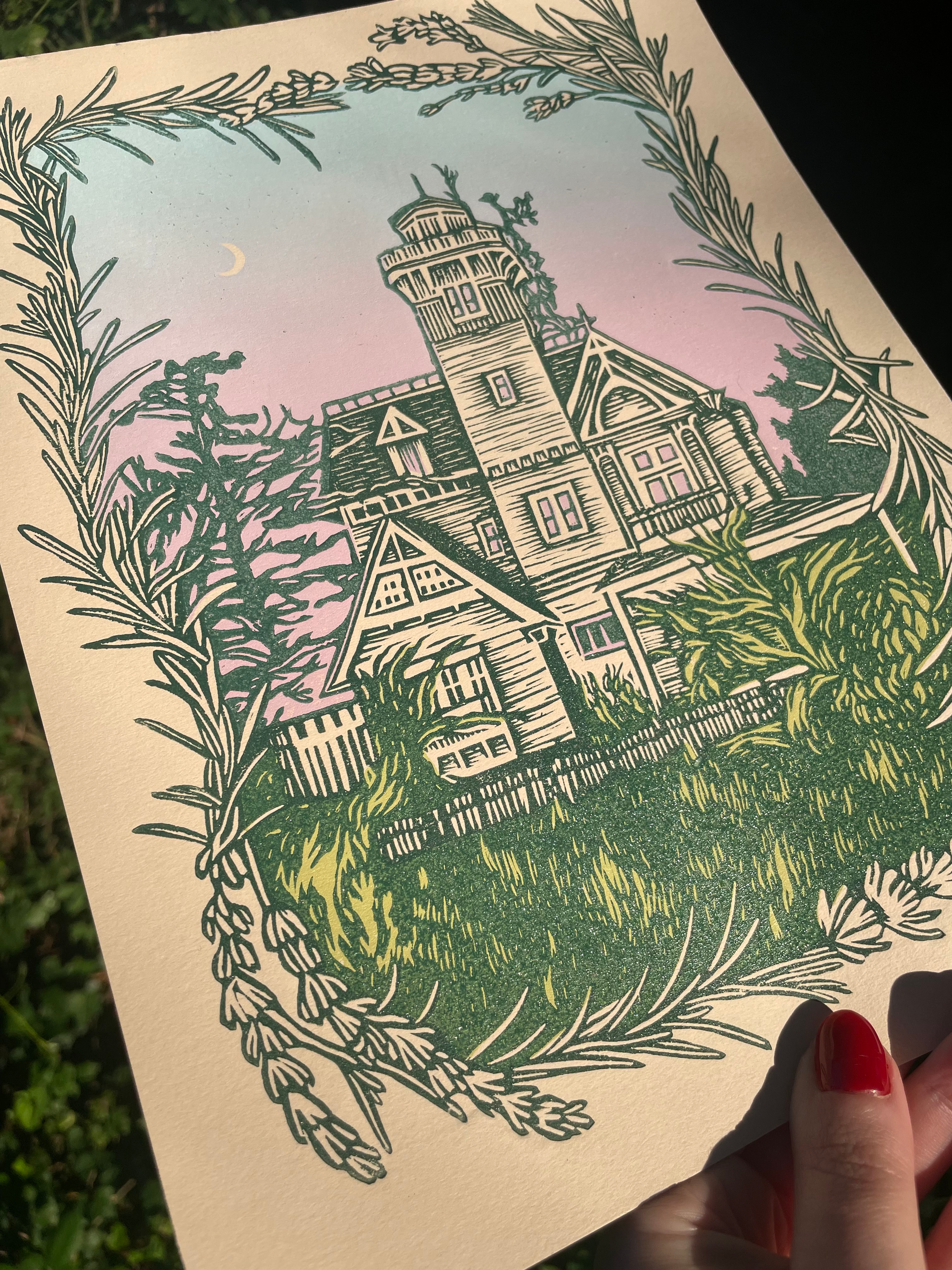 Augury Press - Wholesale Kunstprint - Praktische magische linosnede print3