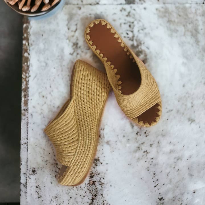 Berberparadise - Wholesale Sandals - Women's - handmade shoes made of natural raffia0