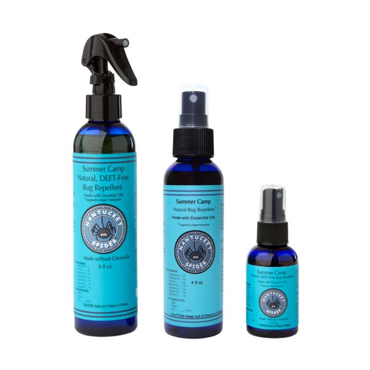 Summer Camp Natural Bug Repellent Spray for Kids for wholesale by Nantucket Spider