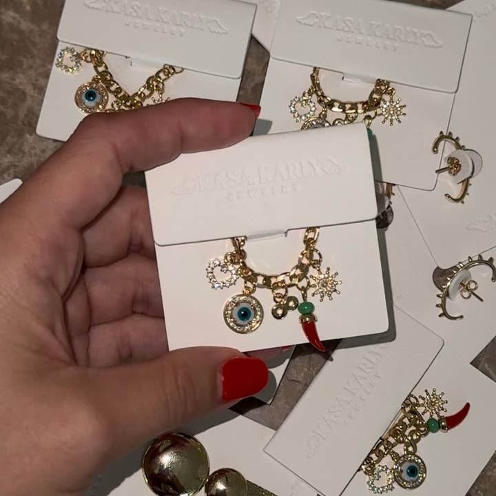 Kasa Karly - Wholesale Individual Charm/Pendant - 18k LUCKY CHILI KINI CHARM4