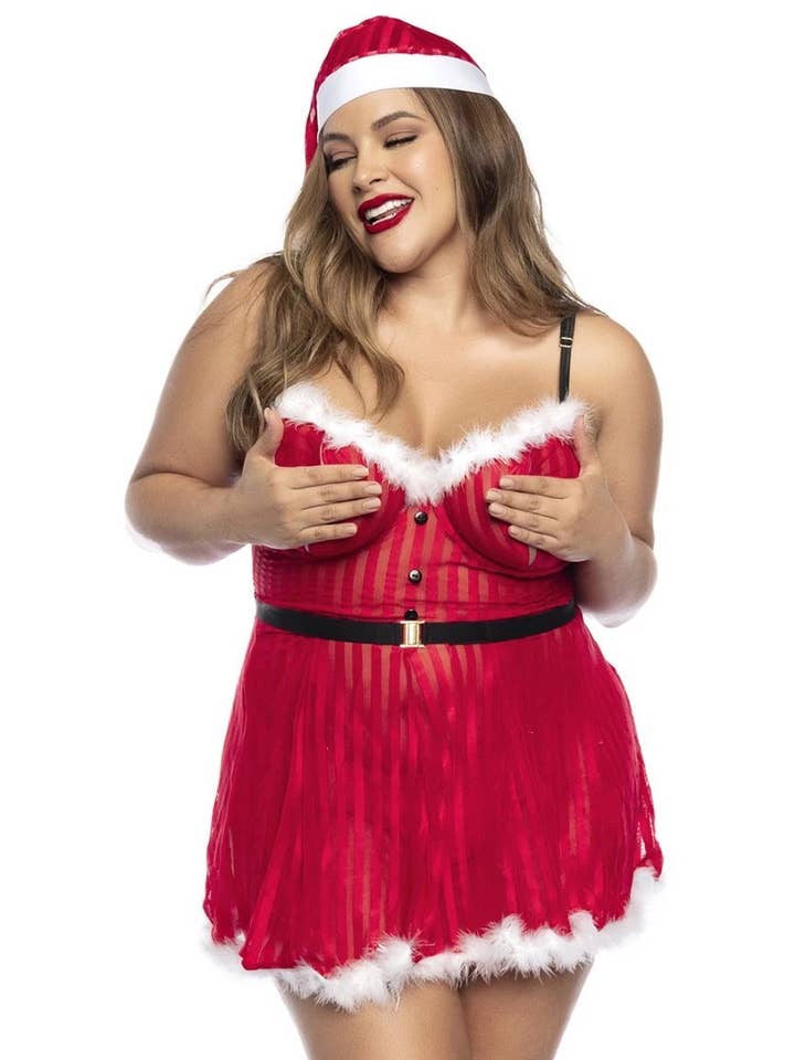 Lingerie Mart - Wholesale Costume - Women's - Mapale Sexy Mrs. Claus Costume MA60010X2