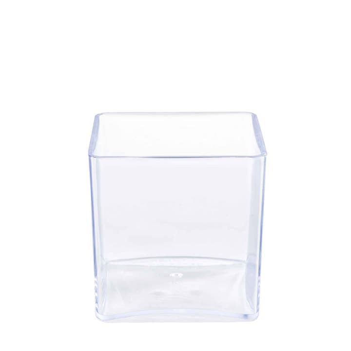 Portofino International Trading, USA - Wholesale Vase - Plastic Square Container 3"