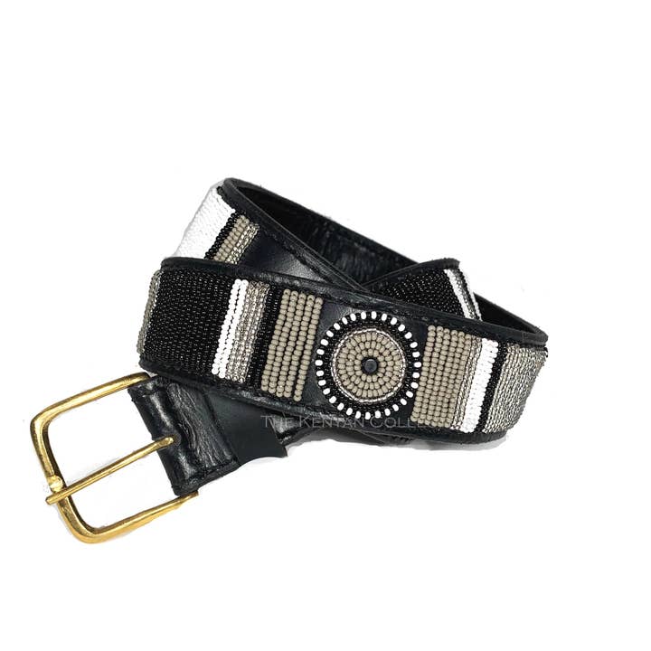 Shades of Grey Belt Wide Width for wholesale by The Kenyan Collection Inc. dba TKC Inc