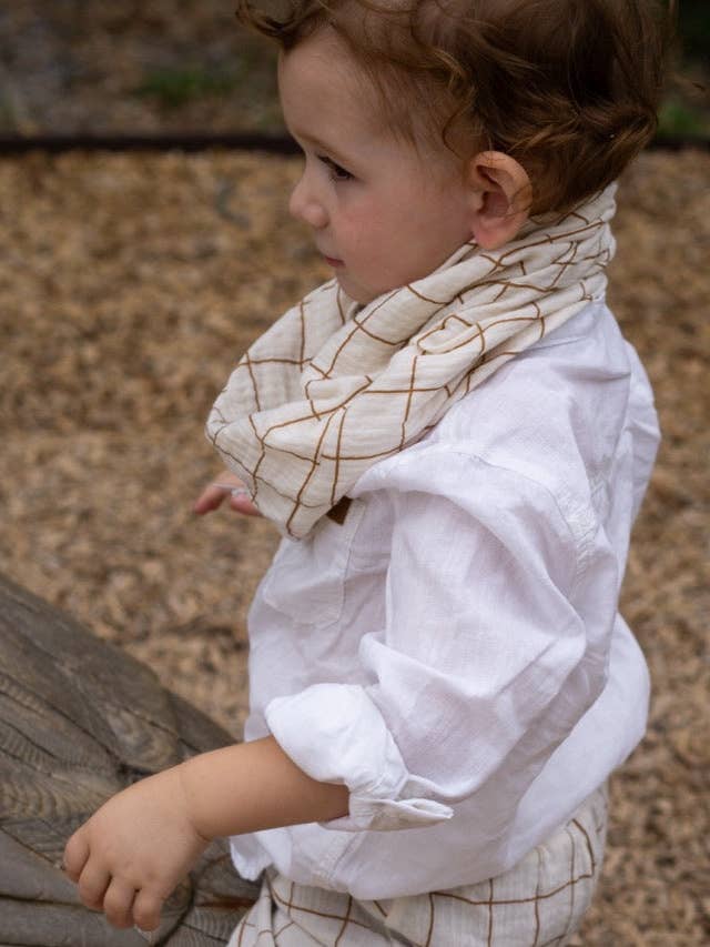 Baby and child neck warmer / Cotton gauze for wholesale by Petit Pote