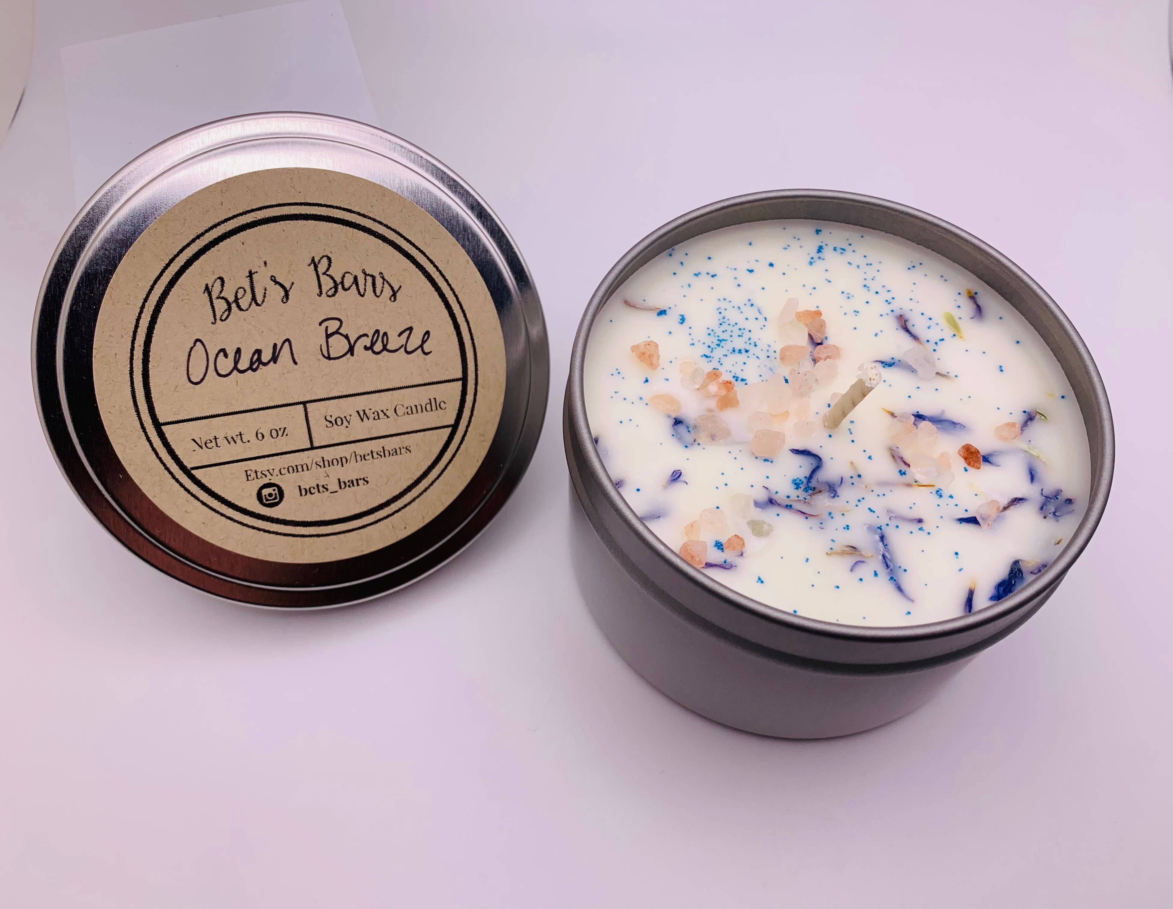 Bet's Bars - Wholesale Travel Candles - Botanical Sprinkled Soy Wax Candles25