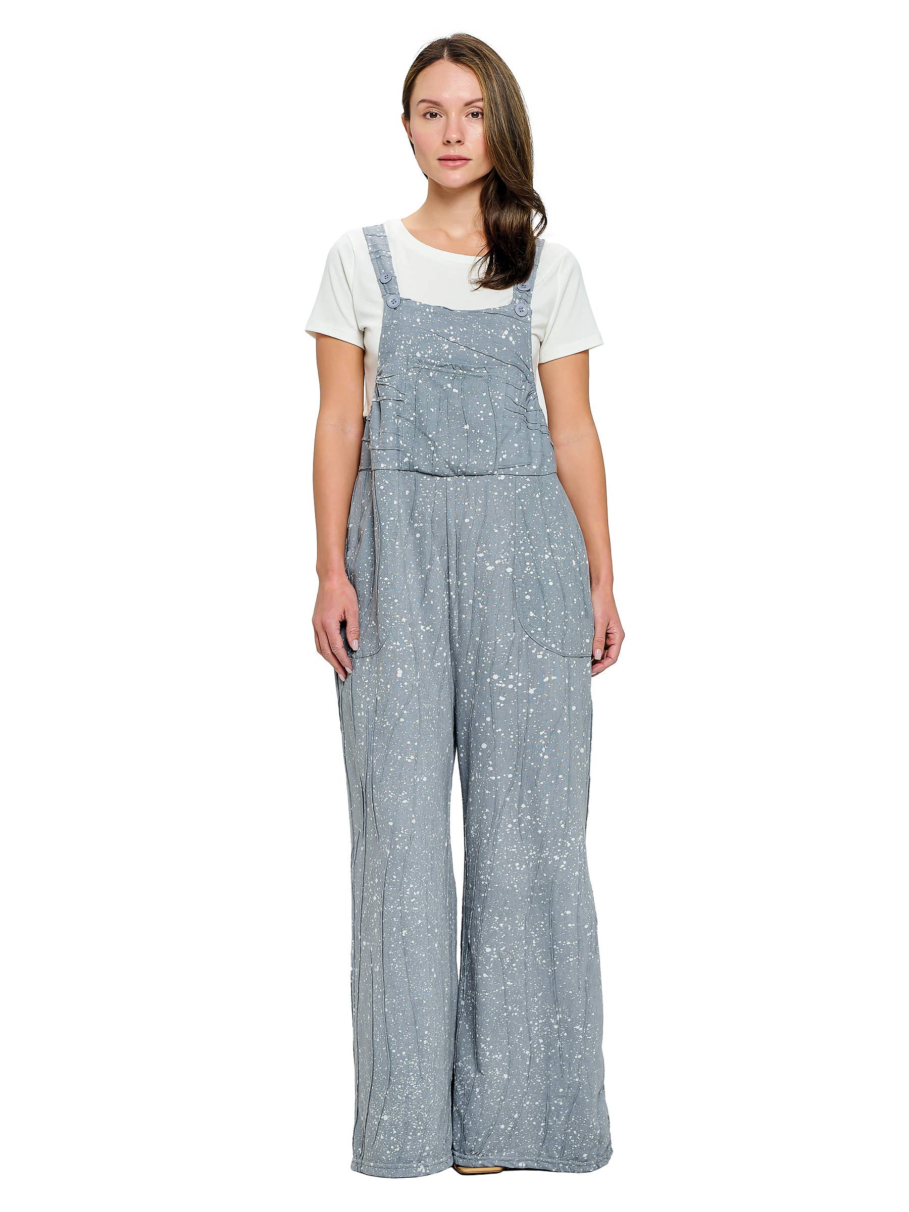 Yak & Yeti - Wholesale Overalls - Women's - Boho Overall Hippie Multi Dot Dye0