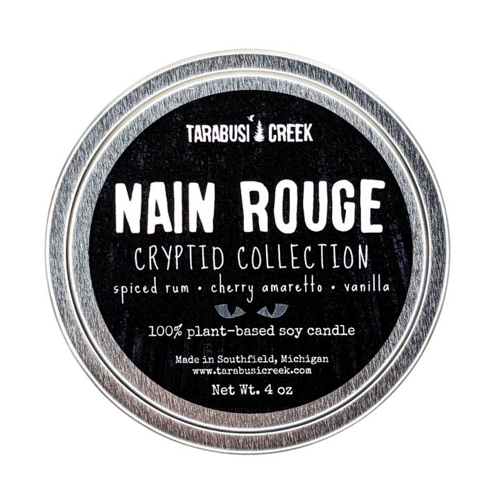 Bougie au soja Nain Rouge (collection Cryptid) pour la vente par Tarabusi Creek