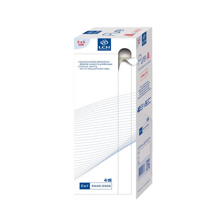 My Podologie - Wholesale Cotton Pad - Sterile non-woven compress - Pack of 5 compresses - 40g/m2 - LCH