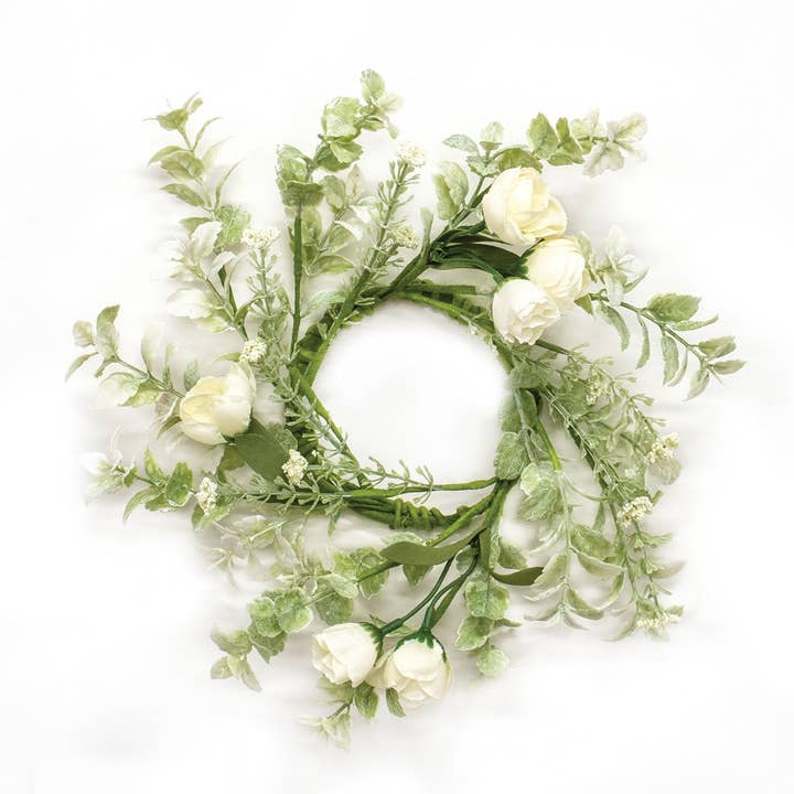 Bridal Rose Blossom Kerzenring — 3,5 Zoll für den Großhandel von Col House Designs