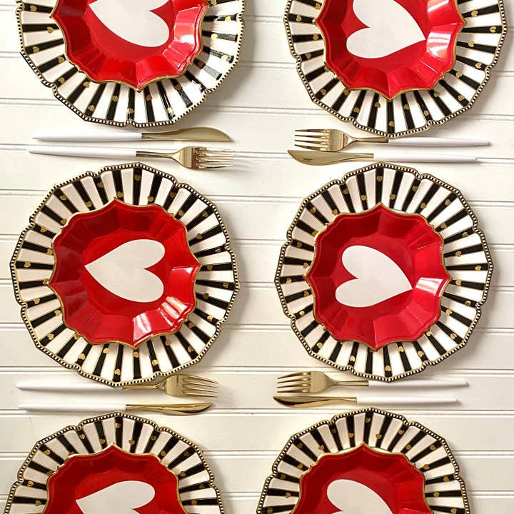 EID Creations - Wholesale Disposable Plate - 8 Love Dinner Plates5