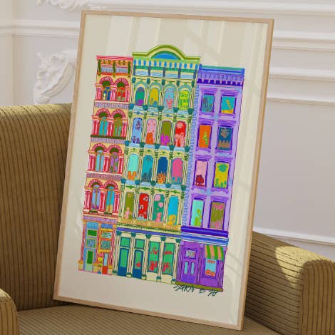 The Intuitive Creative - Wholesale Art Print - Sunday in Soho Art Print