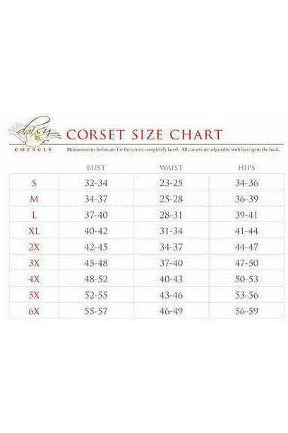Daisy Corsets - Wholesale Corset - Women's - Lavish Black Faux Leather Corset Belt Cincher w/Clasps2