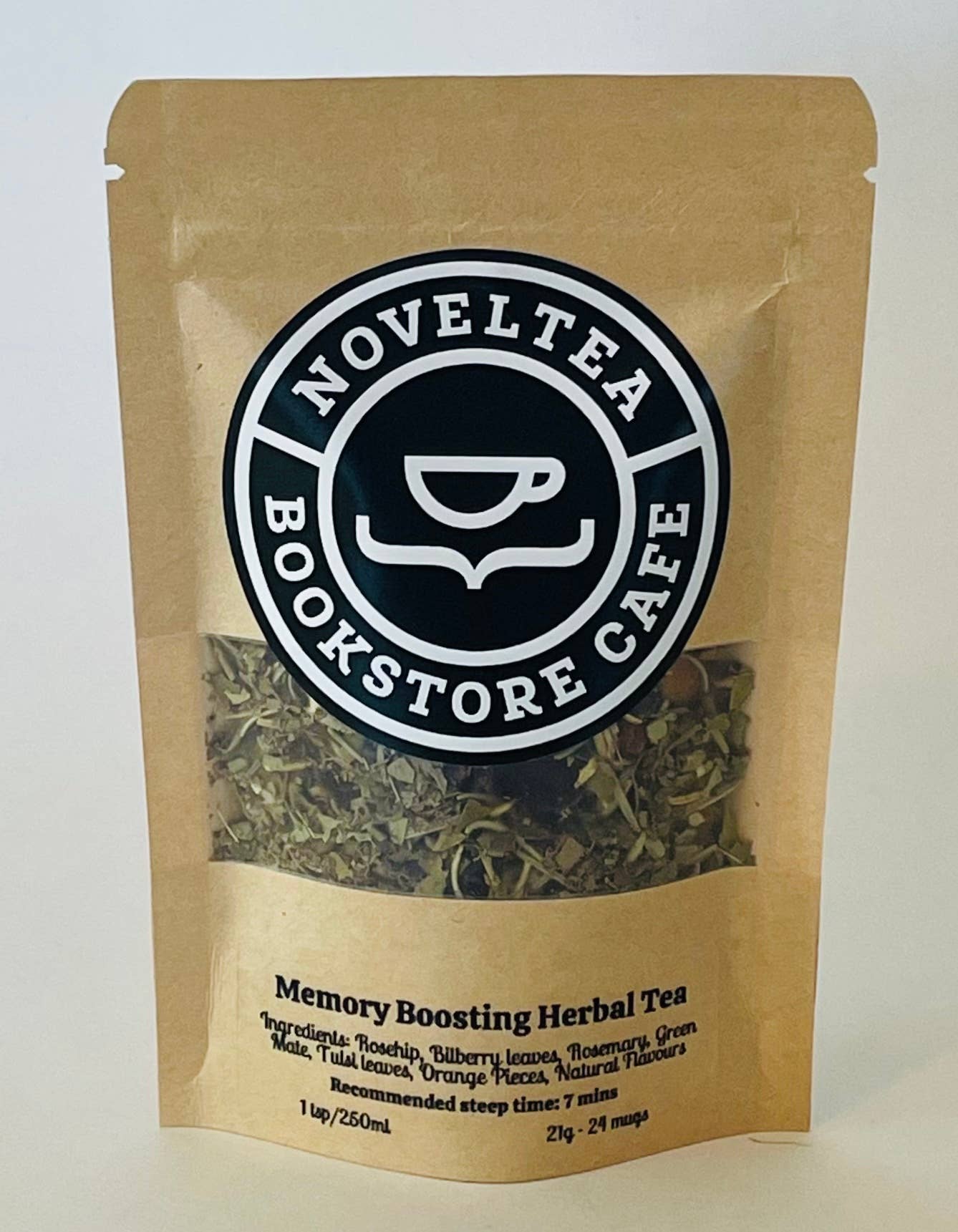 NovelTea Bookstore & Gifts - Vente Thé en vrac - Huh ? Infusion aux plantes pour booster la mémoire - Feel Good4