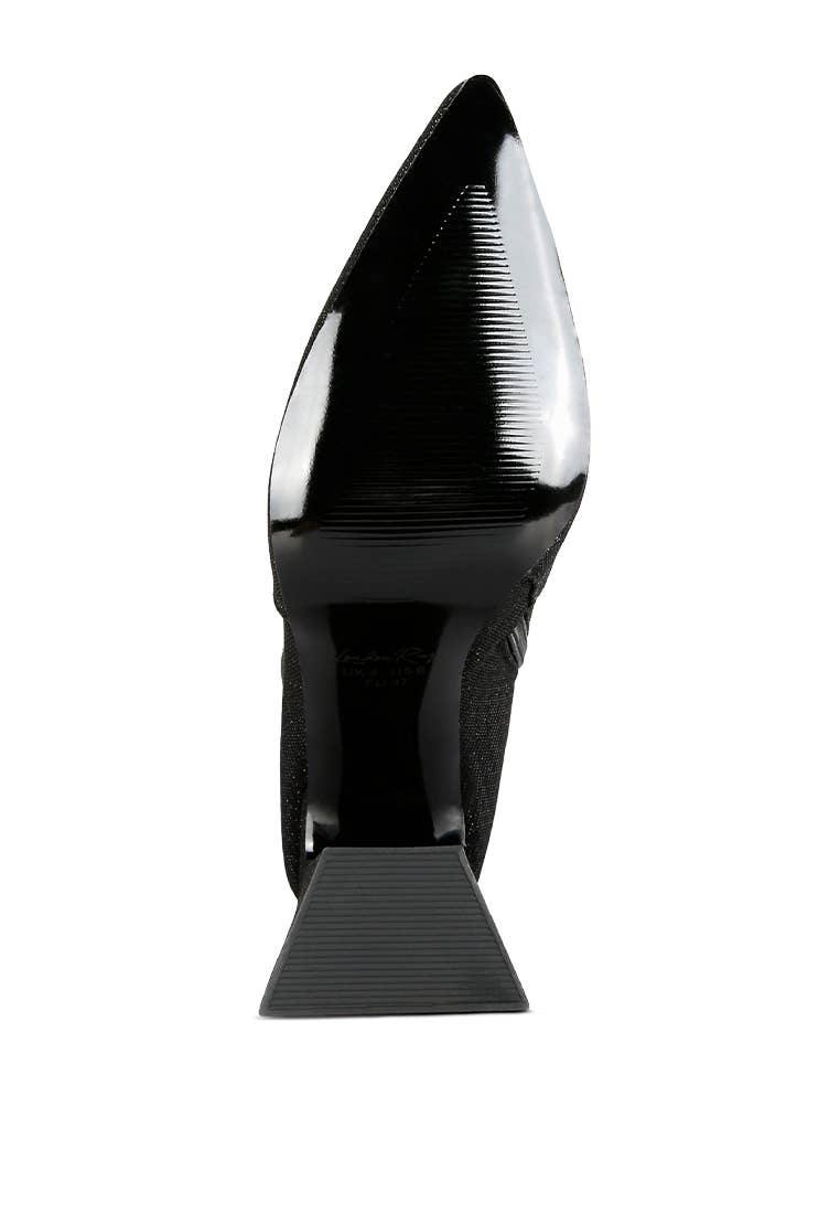 Rag Company - Wholesale Booties - Women's - Hustlers Shimmer Block Heeled Ankle Boots3