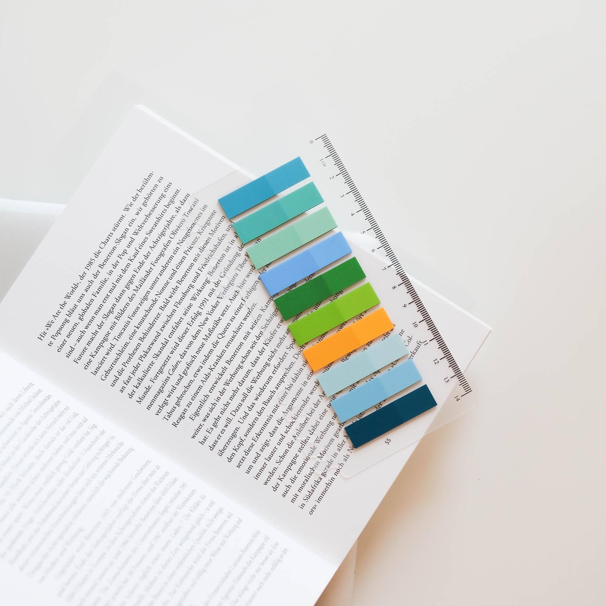 Ordinate - Wholesale Bookmark - Emerald | Sticky Note | Page Marker | Book Tabs |1