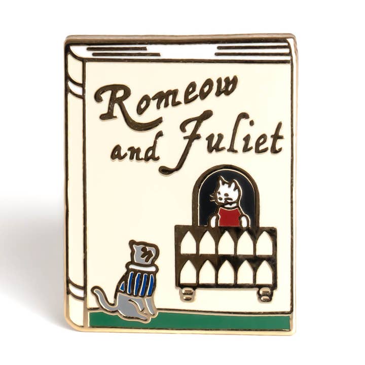 Pin esmaltado Romeow and Juliet para venta al por mayor de Bona Fide Bookworm
