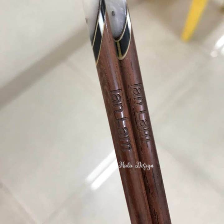 Hala Design - Wholesale Chopsticks - Personalized Japanese Rosewood Chopstick with Marble Tip2