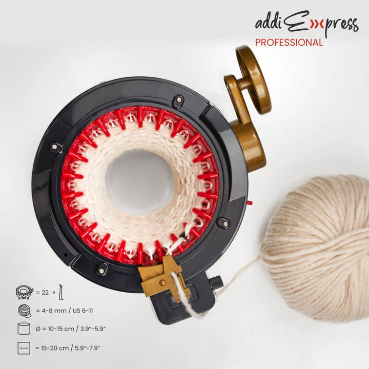 Rooster Yarns – wholesale Knitting/Crochet Supplies – Addi-Express Knitting Machine (990-2)1