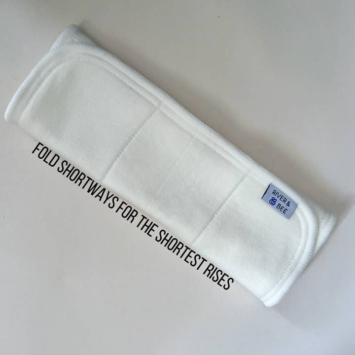 River & Bee - Wholesale Diaper (Cloth) - Baby - Bamboo Cotton Multifold Insert2