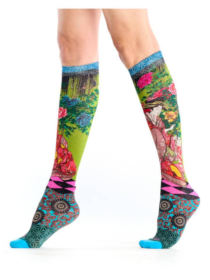 Dub & Drino - Wholesale Socks - Women's - Bamboo knee-highs Geisha0