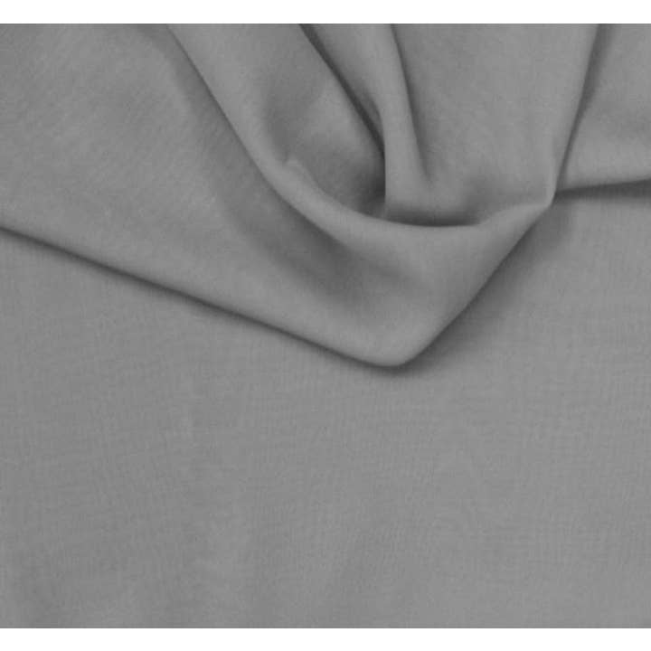 Grey Sheer Chiffon Fabric 58/60 Inch for Blouses & Shawls for wholesale by Radyan Fabrics