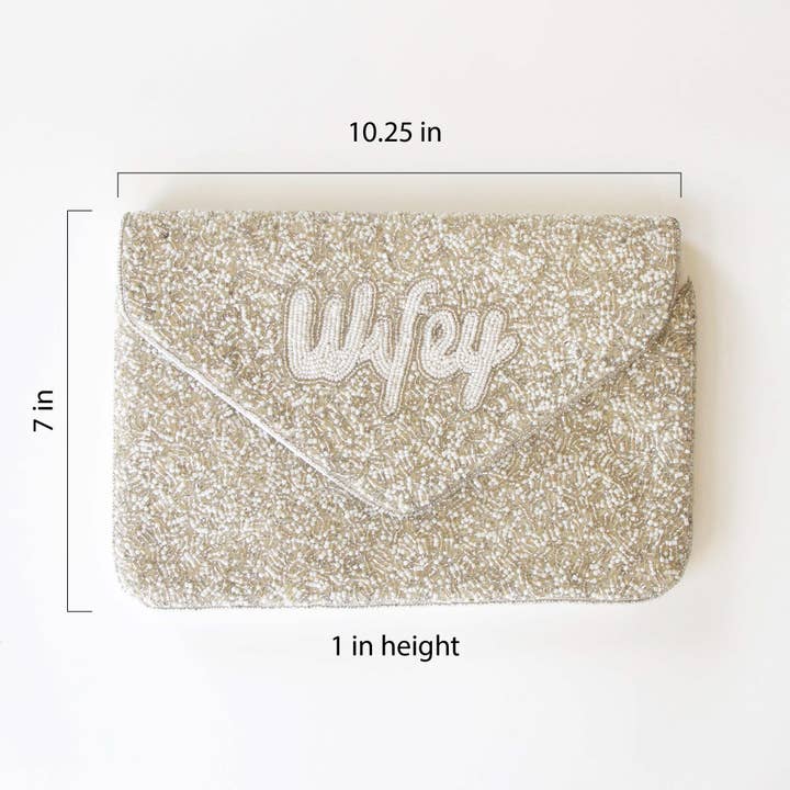 GiftsbyPR - Wholesale Clutch Bag - Women's - Wifey Clutch Purse, Wifey Purse Gifts, Bridal Purse3